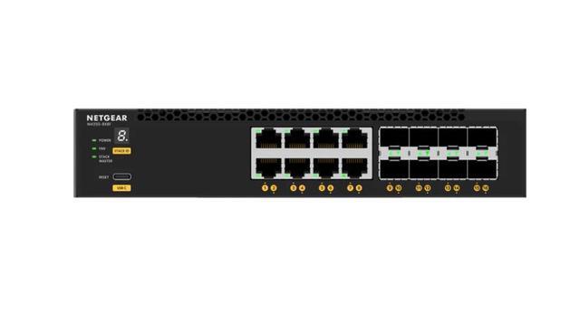 Netgear AV Line M4350-8X8F 8-Port Manageable 10 Gigabit Ethernet Switch XSM4316-100NES
