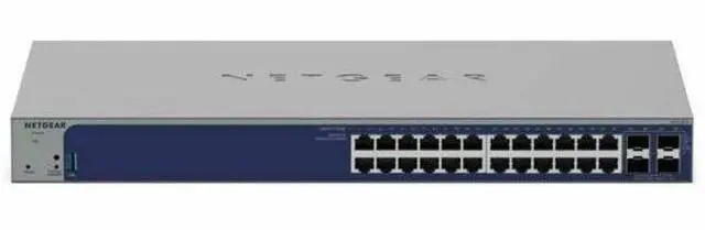 Netgear Business GS728TXv3 24-Port Manageable Gigabit Ethernet Smart Switch GS728TX-300NAS