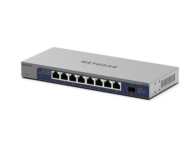 Netgear GS108X 8-Port Gigabit Unmanaged Switch With 10 Gigabit SFP+ Uplink GS108X-100NAS