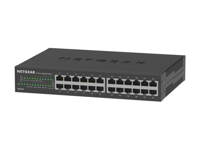 Netgear GS324 24-Port Gigabit Ethernet Unmanaged Switch GS324-200NAS