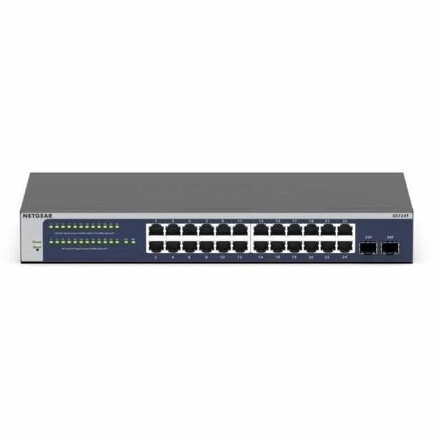 Netgear GS724T 24-Port Manageable Gigabit Ethernet Smart Switch GS724T-600NAS