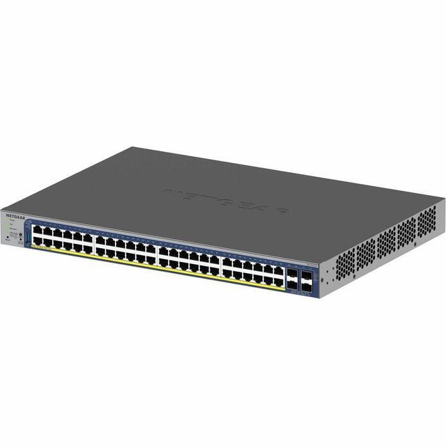 Netgear GS752TXPv3 48-Port Gigabit Ethernet PoE+ Smart Switch With 4 Dedicated 10G SFP+ Ports GS752TXP-300NAS