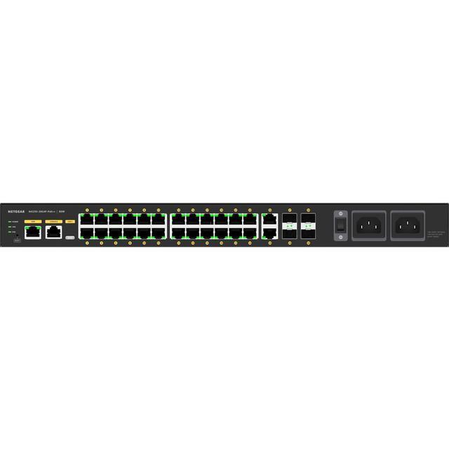 Netgear (GSM4230UP100NAS) M4250-26G4F-PoE++ AV Line Managed Switch GSM4230UP-100NAS