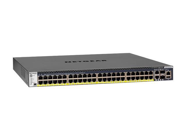 Netgear M4300 48-Port Manageable 10 Gigabit Ethernet Switch GSM4352PA-100NES