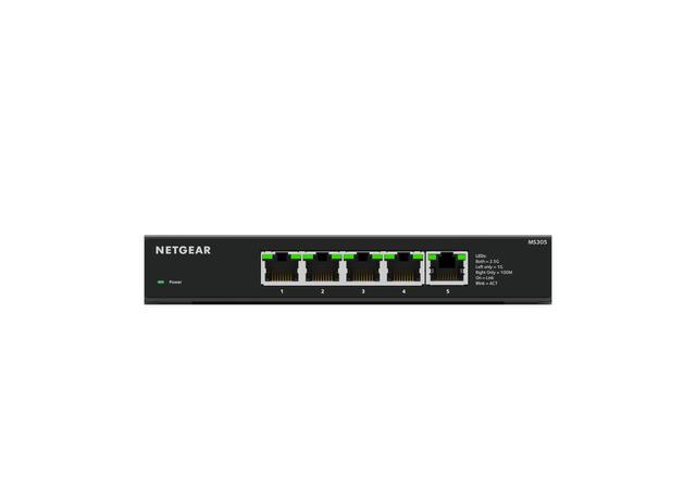 Netgear MS305 5-Port Multi-Gigabit (2.5G) Ethernet Unmanaged Switch MS305-100NAS