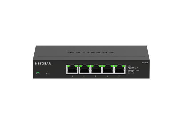Netgear MS305E 5-Port Multi-Gigabit (2.5G) Ethernet Easy Smart Managed Essentials Switch MS305E-100NAS