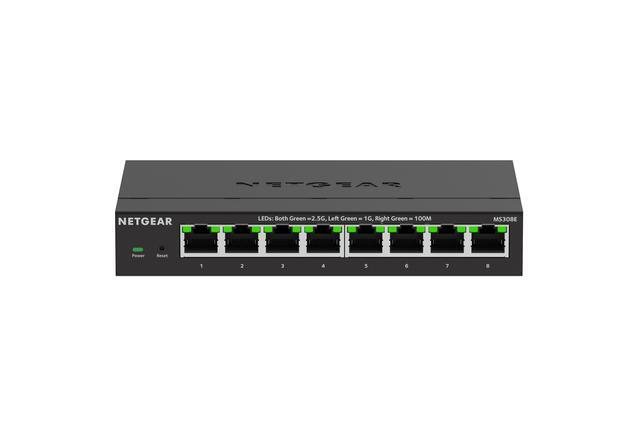 Netgear MS308E Multi-Gigabit (2.5G) Ethernet Easy Smart Managed Essentials Switch MS308E-100NAS