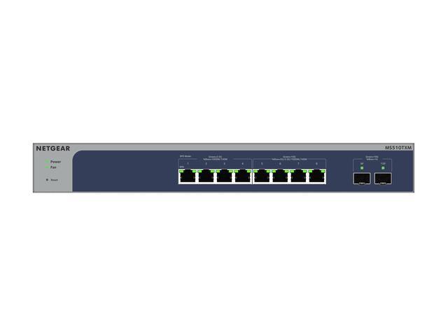 Netgear MS510TXM 8-Port Manageable Ethernet Switch MS510TXM-100NAS