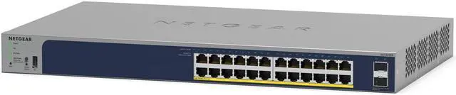 Netgear ProSafe GS728TPP 28-Port PoE Gigabit Ethernet Smart Switch GS728TPP-300NAS