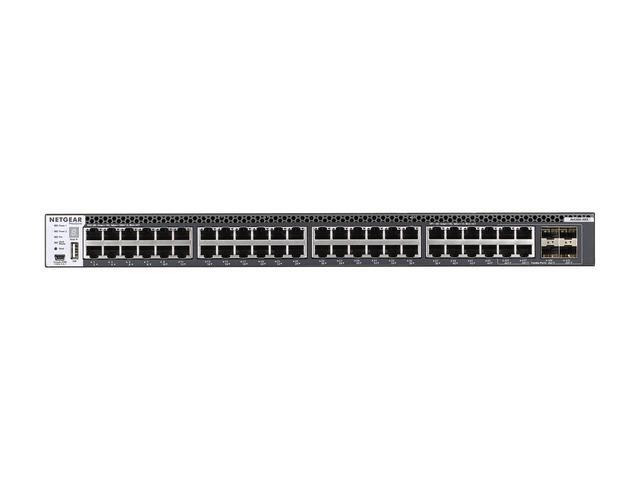 Netgear ProSafe M4300-48X 48-Port Manageable 10GBase-T 10GBase-X Layer 3 Switch XSM4348CS-100NES