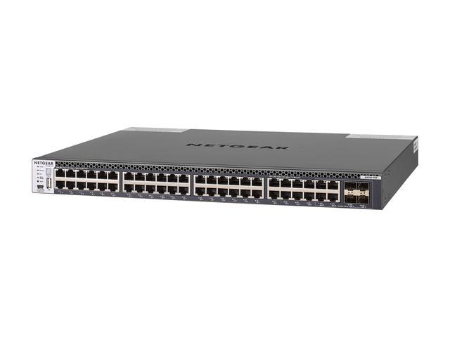 Netgear ProSafe M4300-48X 48-Port Manageable 10GBase-T 10GBase-X Layer 3 Switch XSM4348CS-100NES