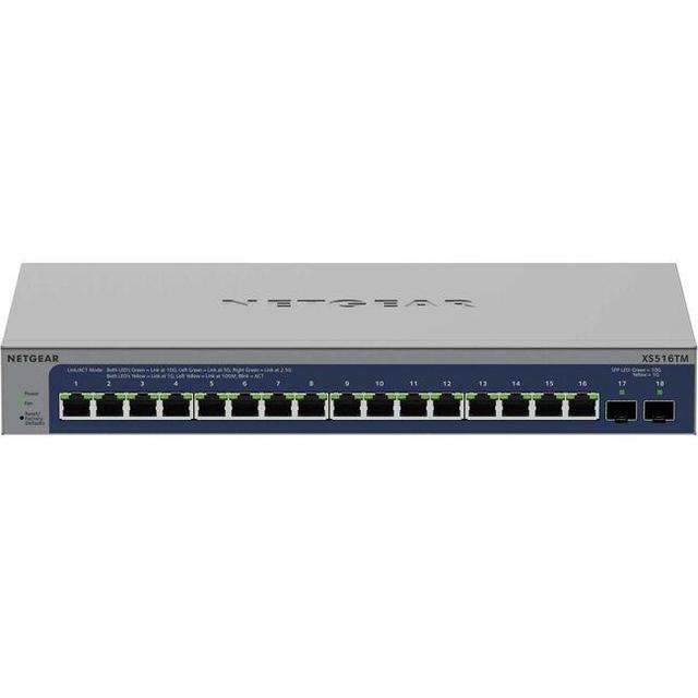 Netgear Smart S3600-XS516TM 16-Port Manageable 10 Gigabit Ethernet Smart Switch XS516TM-100NAS