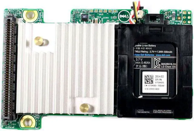 New Dell PowerEdge M520 M620 M820 PERC H710P 1GB NV Cache Mini Blade Raid Controller Card With Battery 0PK2W9 CN-0PK2W9