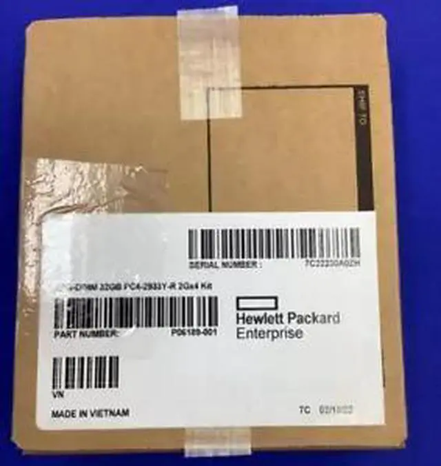 New Spare P03052-091 HPE 32GB 2Rx4 PC4-2933Y-R Memory P00924-B21 P06189-001