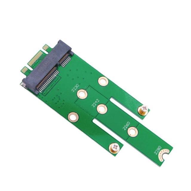 NGFF M.2 B+M Key To MSATA PCI-E PCI-Express SATA SSD Converter Adapter Card For 2230/2242/2260/2280 M.2 NGFF SSD