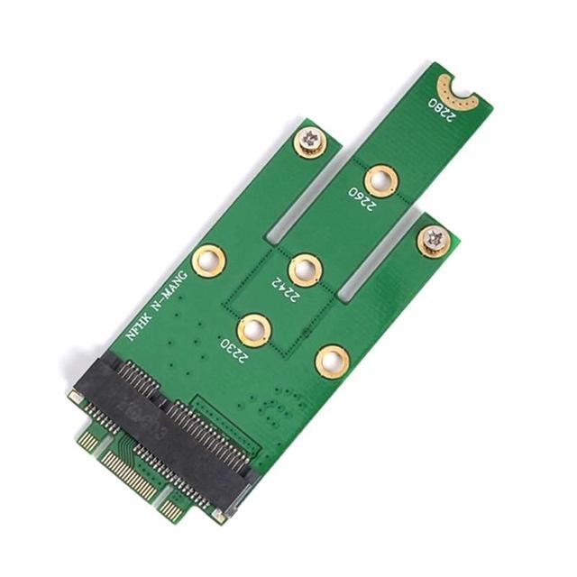 NGFF M.2 B+M Key To MSATA PCI-E PCI-Express SATA SSD Converter Adapter Card For 2230/2242/2260/2280 M.2 NGFF SSD