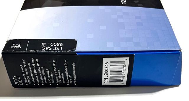 (NOT FOR HOME PC ) LSI SAS 9300-4i SGL 12GB/S PCI-E SATA + SAS HBA CARD H5-25473-00 LSI00346