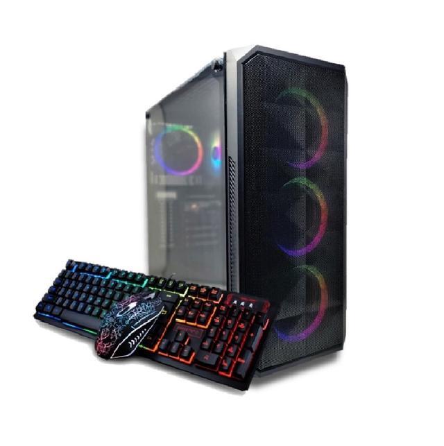 Odyssey Darkus V2 Custom Gaming PC RGB LED Fans Intel Core I5 Upto 4.1GHz 16GB DDR4 RAM 1TB SSD GeForce RTX 3050 6GB GDDR6 Wi-Fi Windows 11 Pro