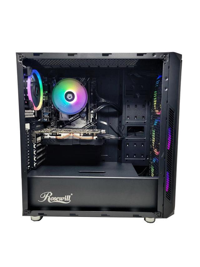 Odyssey Darkus V2 Custom Gaming PC RGB LED Fans Intel Core I5 Upto 4.1GHz 16GB DDR4 RAM 1TB SSD GeForce RTX 3050 6GB GDDR6 Wi-Fi Windows 11 Pro