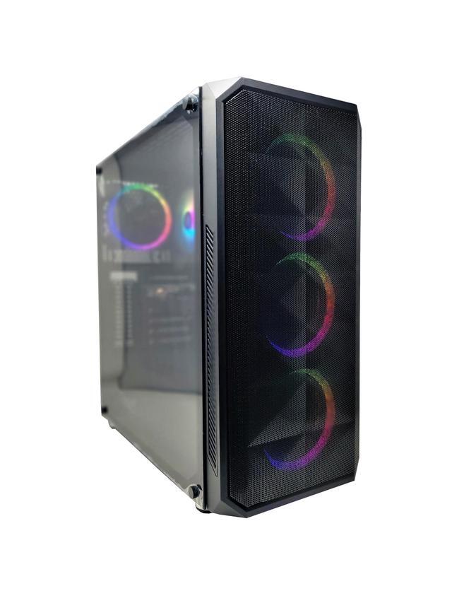 Odyssey Darkus V3 Custom Gaming PC RGB LED Fans Intel Core I5 Upto 4.1GHz 16GB DDR4 RAM 1TB NVMe SSD GeForce RTX 3050 6GB GDDR6 Wi-Fi Windows 11 Pro
