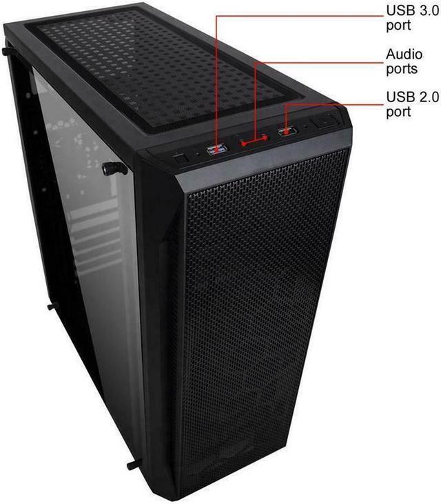 Odyssey Essentials 2025 Custom Workstation PC RGB Intel Core I5-8500 Upto 4.1GHz 16GB DDR4 RAM 1TB NVMe SSD Wi-Fi BT Windows 11 Pro