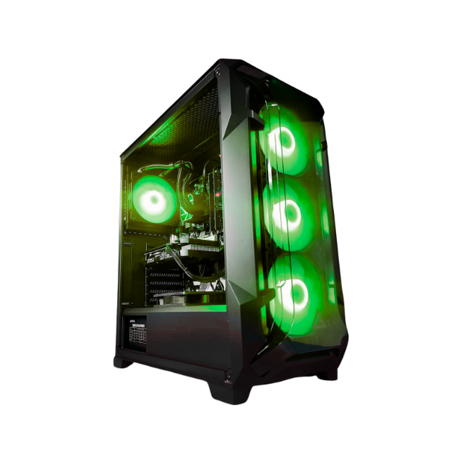 Odyssey Flux Custom Gaming PC RGB LED Fans Intel Core I7 9th Gen Upto 4.7GHz 32GB DDR4 RAM 1TB NVMe SSD GeForce RTX 4060 8GB GDDR6 Wi-Fi BT Windows 11 Pro