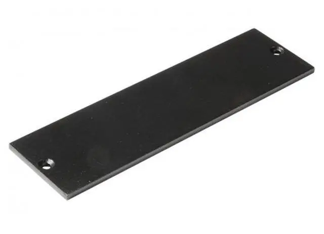 On-Stage RPB15001U 500 Series 1U Blank Rack Panel Black #14269