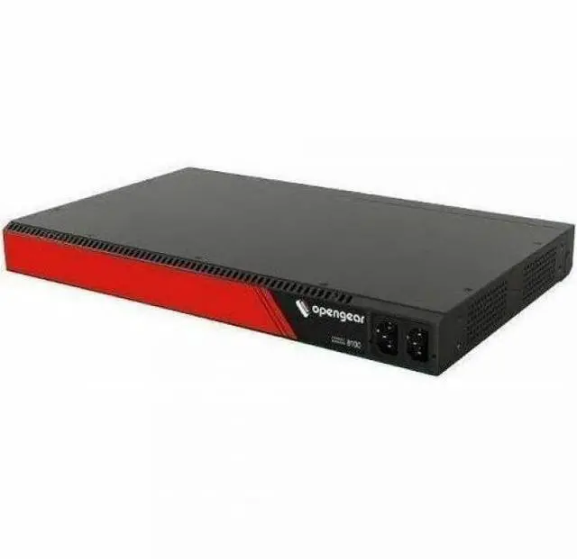 Opengear CM8100 Console Server - 1.95 GB - DDR4 SDRAM - Twisted Pair Optical Fiber - 2 Total Expansion Slot(s) - 2 x Network (RJ-45) - 2 x USB - 16 x Serial Port - 1000Base-T 10GBase-X - 10 Gigabit
