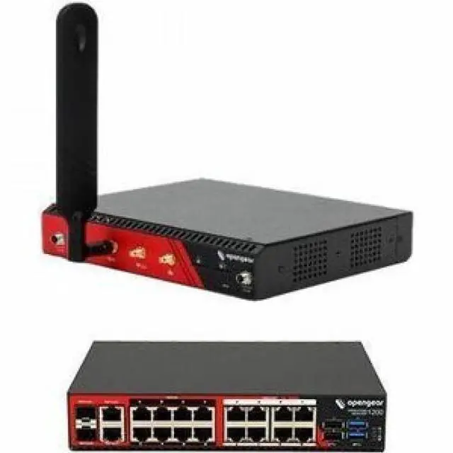 Opengear OM1200 Operations Manager - 3.91 GB - DDR3 SDRAM - Twisted Pair Optical Fiber - 2 Total Expansion Slot(s) - 8 x Network (RJ-45) - 4 x USB - 8 x Serial Port - 10/100/1000Base-T 1000Base-X