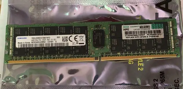 P00930-B21 P06192-001 P19250-001 P03053-0A1 HPE 64GB 2Rx4 PC4-2933R Smart Memory