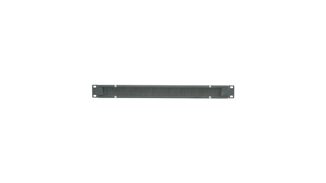 Panduit BR1B Blanking Panel With Brush Seal Pass-Through 1 RU Black