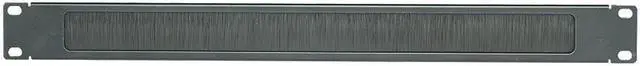 Panduit BR1B Blanking Panel with Brush Seal Pass-Through 1 RU Black