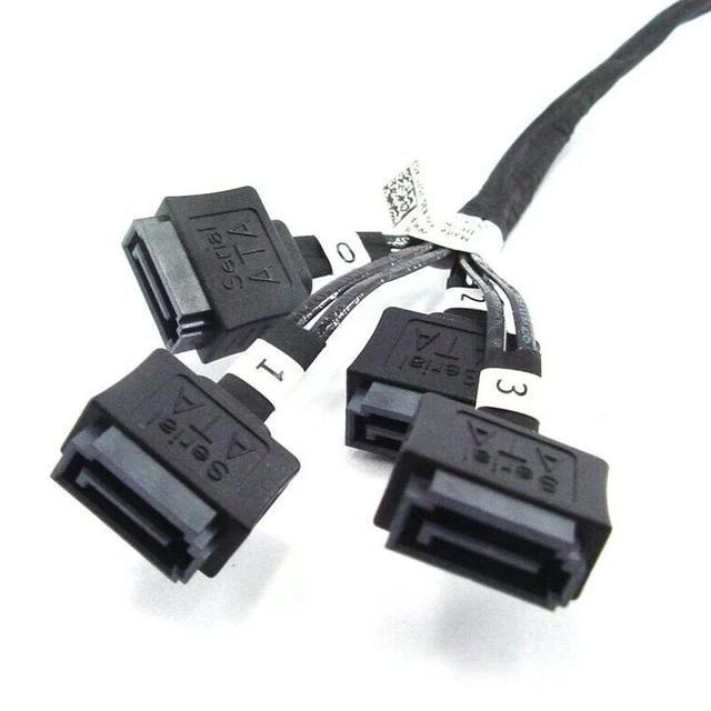 Para Precision T5820 T7820 Mini SAS SFF-8643 A 4 SATA 7pin HDD Disco Duro Servidor Raid Cable K0WKF 0K0WKF