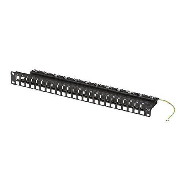 PATCH PANEL - CAT6A 1U 24-PORT GSA TAA 45 DAY STANDARD RETURN POLICY
