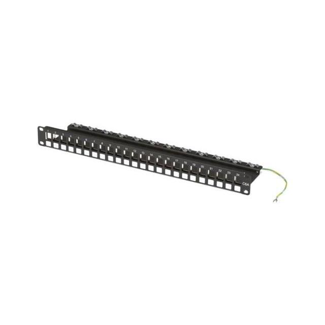 PATCH PANEL - CAT6A 1U 24-PORT GSA TAA 45 DAY STANDARD RETURN POLICY
