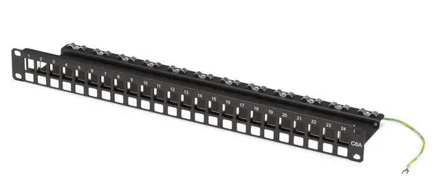 PATCH PANEL - CAT6A 1U 24-PORT GSA TAA 45 DAY STANDARD RETURN POLICY