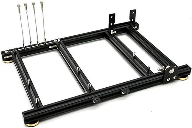 PC Case Open Frame ITX MATX Computer Chassis Rack Horizontal DIY Computer Case Desktop Aluminum Bracket Support ATX Power Supply