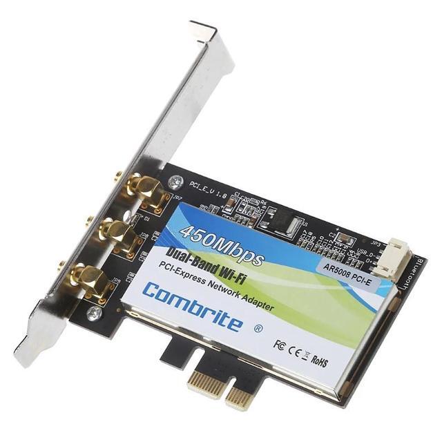PCI-E 2.4G+5G Dual Band Wifi 300/450M PCI-Express Wlan Card For INTEL6300 AR5008