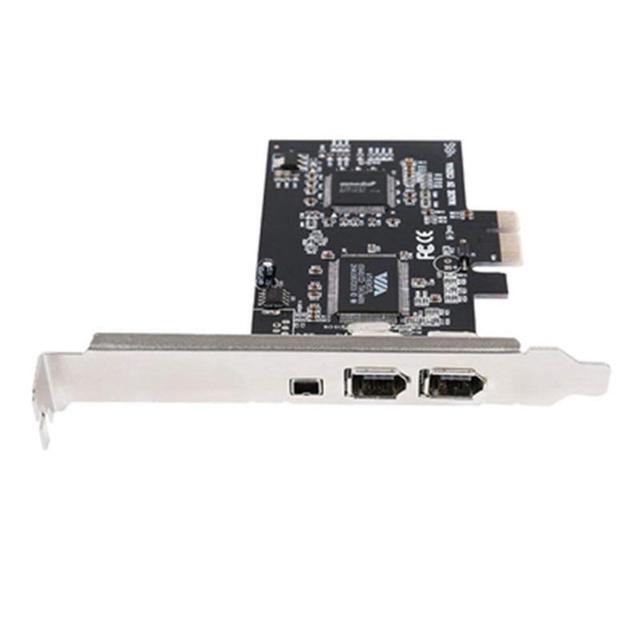 PCI-E To 1394a Expansion Card PCI Express To 1394 Adapter For DV Camera Video Capture Card High-Definition With 1M Cable