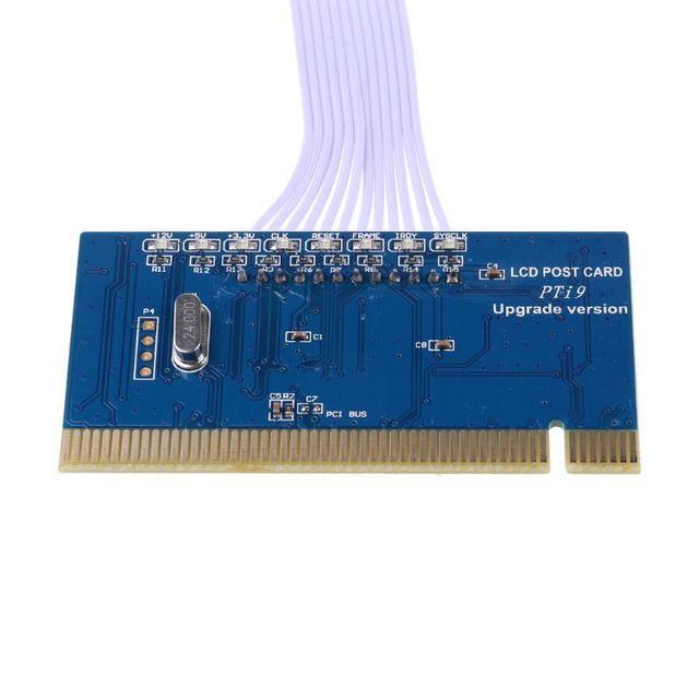 PCI Motherboard Diagnostic Tester Analyzer LCD Post Test Card For Desktop Laptop