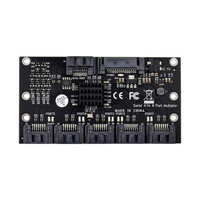 PCIE SATA III 6 Ports Controller Card Slots PCI Express SATA 3.0 Adapter 6Gbps Expansion Card For Chia Mining JMB575