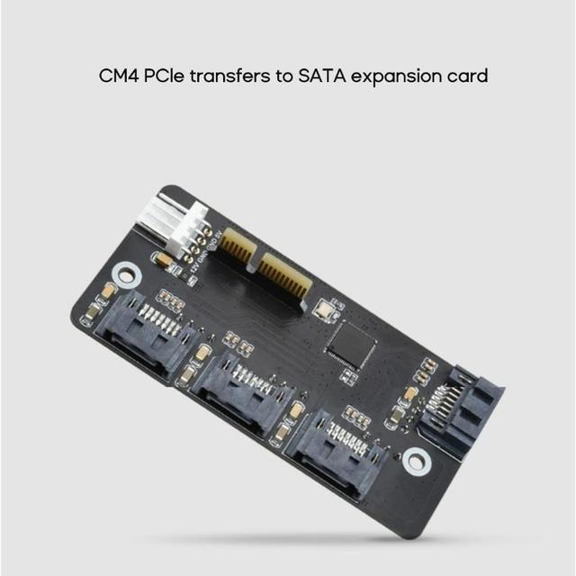 PCIE To SATA Adapter PCIE To SATA3.0 Expansion Card 4Port SATA3.0 Expansion Card Adapter 6Gbps Speed SATA Interface