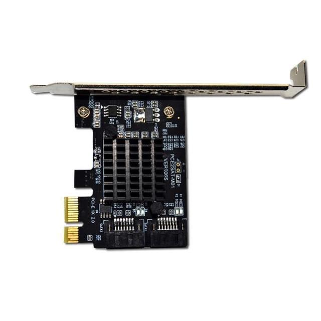 PCIE To SATA Expansion Card ASM1061 Chip PCI Express X1 To 2 Port SATA 3.0 6Gb Adapter Controller PCI-E SATA Card