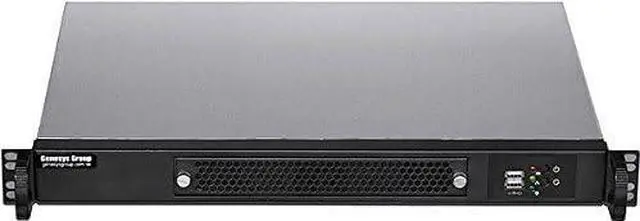 PLINKUSA RACKBUY 1U Rackmount Chassis(11.81" Deep)(Micro-ATX/Mini ITX)(4x2.5 7~15mmHDD/SSD)(Customize 1U IO Shield)(NO Power Supply No Rail No System and Case Only) IPC-1304M