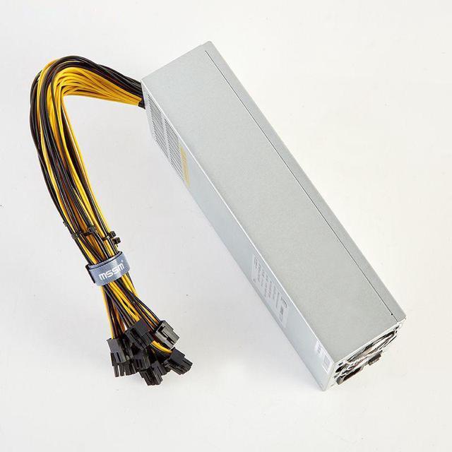 Power Supply 2U 2000W Miner PSU Bitcion Power Supply 2000W Computing Power 12V For ASIC Miner GPU Single-channel Wind Cooling Mute Power Supply Desktop Computer Chassis Server Voltage Stabilizer