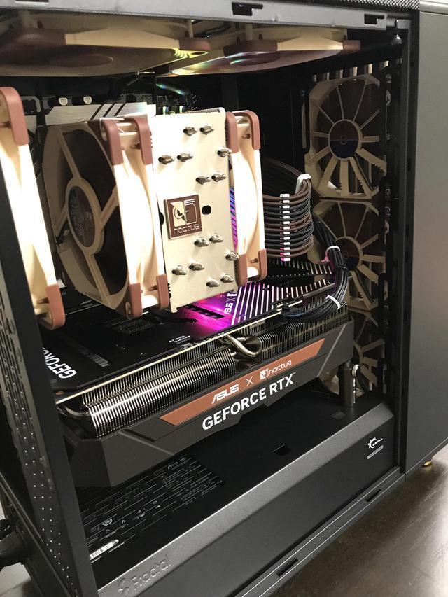 PRC BLACKWOOD1 Custom Gaming Desktop PC Intel Core I9-13900K 3.0GHz 24-Core 32GB DDR5 4TB NVMe 10TB HDD Noctua Edition GeForce RTX 4080 16GB GDDR6X Wi-Fi BT Windows 11 Home