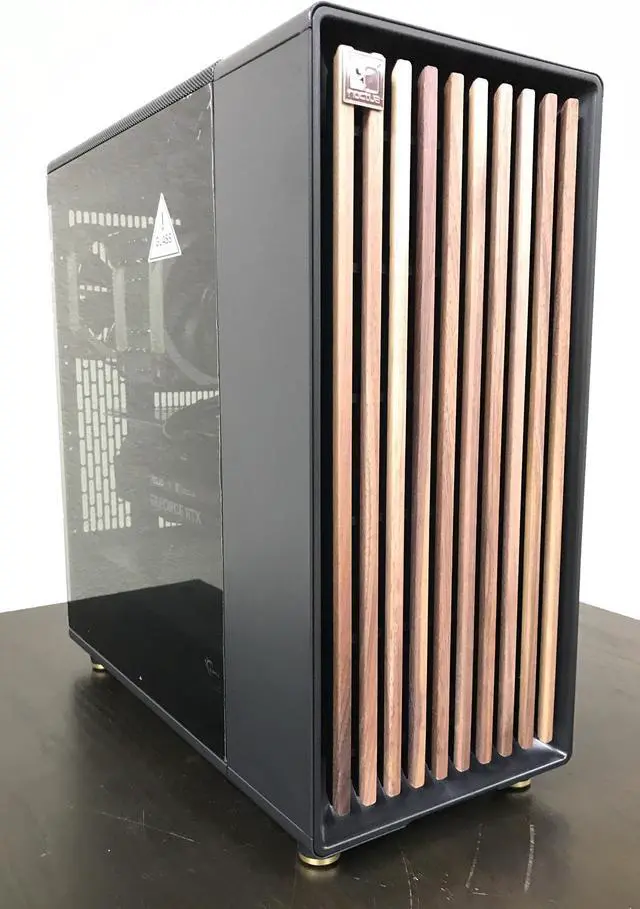 PRC BLACKWOOD1 Custom Gaming Desktop PC Intel Core i9-13900K 3.0GHz 24-Core 32GB DDR5 4TB NVMe 10TB HDD Noctua Edition GeForce RTX 4080 16GB GDDR6X Wi-Fi BT Windows 11 Home
