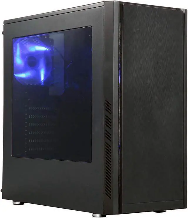 PRC BlueMagic Special Edition Gaming Desktop PC AMD Ryzen 7 5800X 8-Core 3.8GHz 32GB DDR4-3200 RGB RAM AMD Radeon RX 6600 XT 8GB GDDR6 1200Mbps 802.11ac WiFi 2TB NVMe m.2 SSD Windows 10 Pro