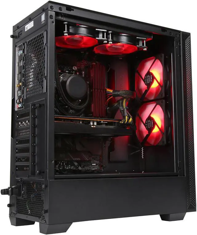 PRC Born2Game Special Edition Gaming Desktop PC AMD Ryzen 9 3900X 12-Core 3.8GHz 16GB DDR4-3200 RAM AMD Radeon RX 5700 XT 8GB GDDR6 WiFi 512GB NVMe M.2 SSD + 1 TB HD Windows 10 Pro