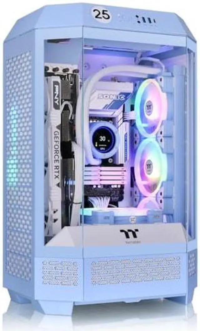 PRC HYDRA1 Custom Gaming Desktop PC Intel Core i9-13900K 3.0GHz 24-Core 32GB DDR5 4TB NVMe 10TB HDD GeForce RTX 4080 16GB GDDR6X Wi-Fi BT 360mm ARGB AIO Liquid Cooling Windows 11 Home